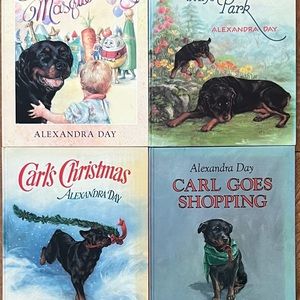 4 Carl the Dog hardcover picture books.  Beautiful illustrations.